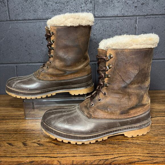 Vintage Sorel Men’s 12 Waterproof Insulated Winter Duck Boots Made in Canada main image 8